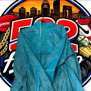 Lightweight Teal Hooded Shirt Jacket - Unbranded